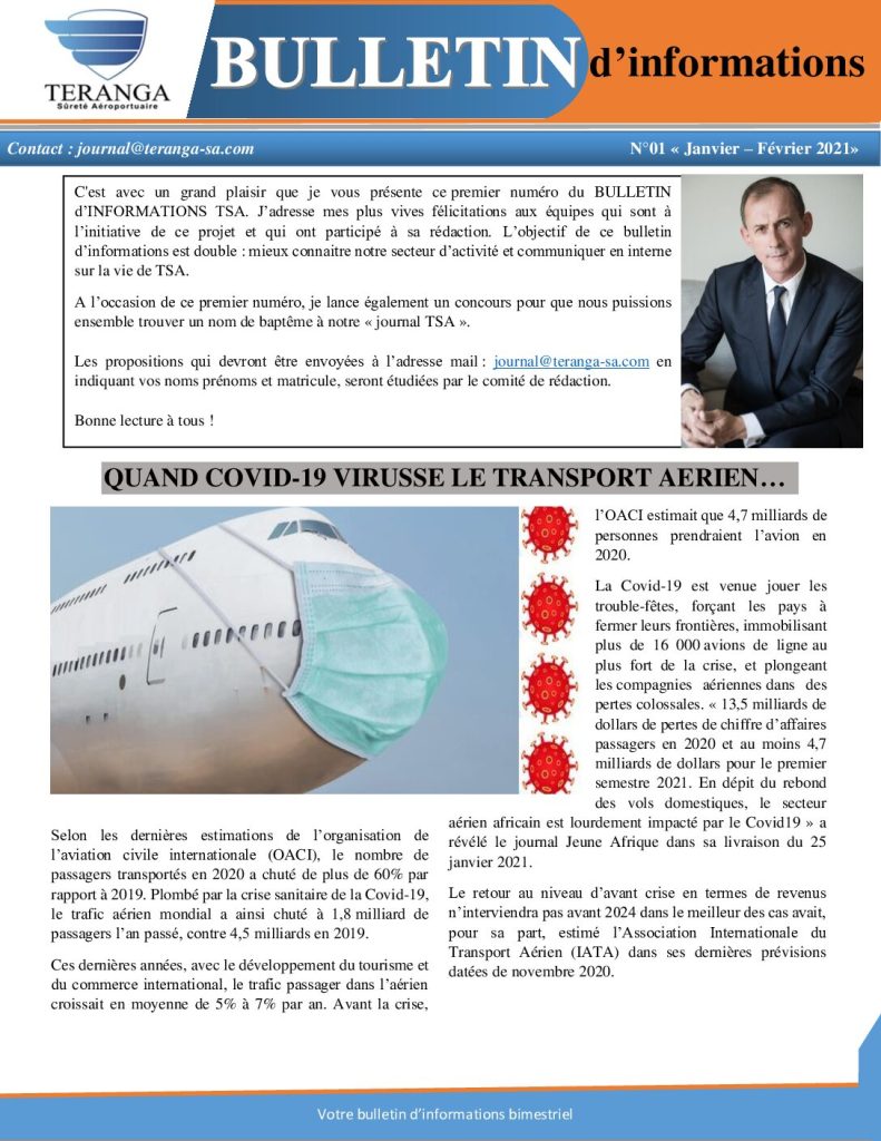 thumbnail of Bulletin d_Informations TSA N°01 VF